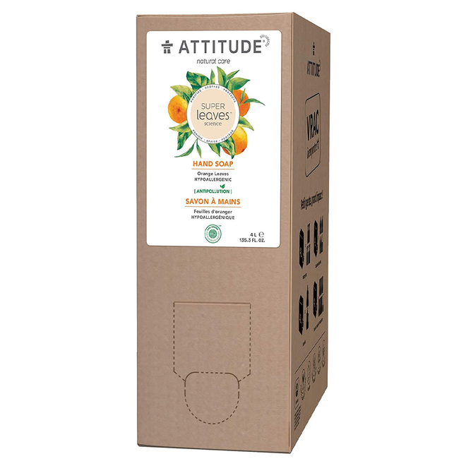 ATTITUDE Super Leaves Bulk To Go Hand Soap Orange Leaves