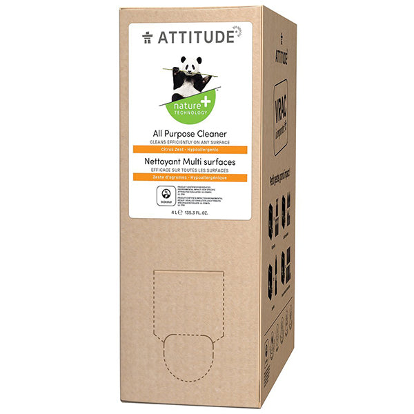 ATTITUDE Nature+ Bulk To Go All Purpose Cleaner Citrus Zest