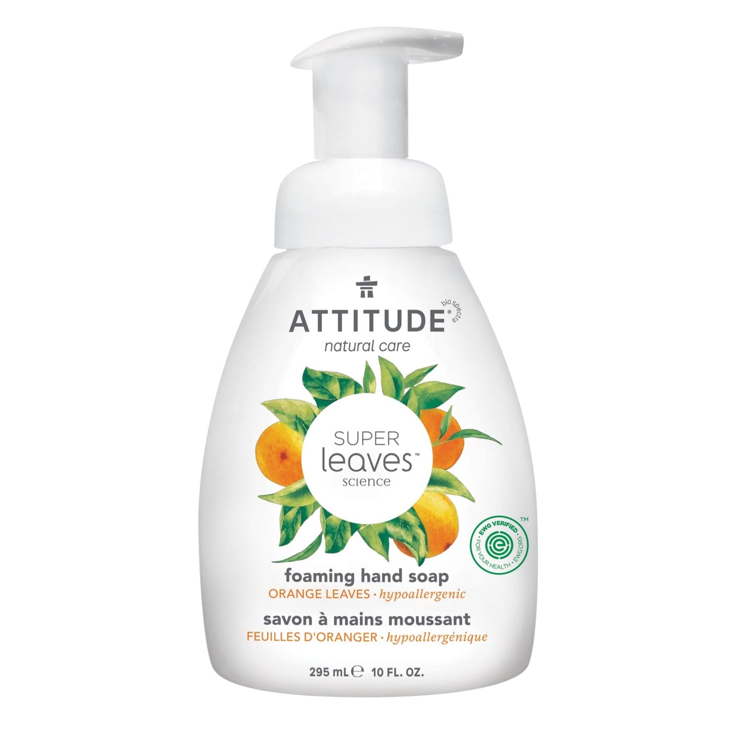 ATTITUDE Super Leaves Foaming Hand Soap Orange Leaves