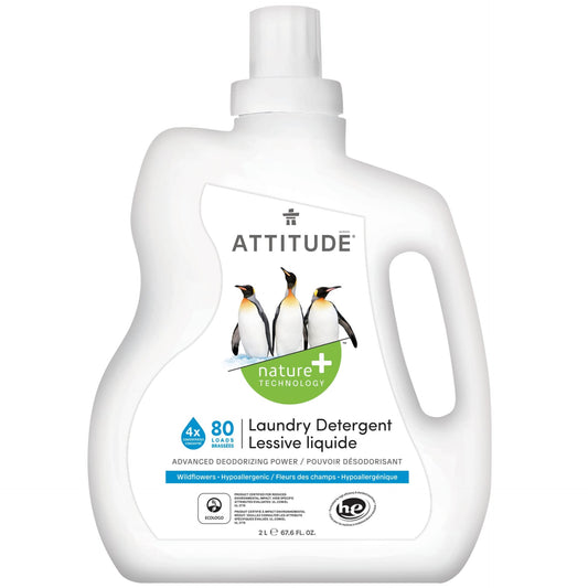 ATTITUDE Nature+ 4X Concentrated Laundry Detergent Wildflowers